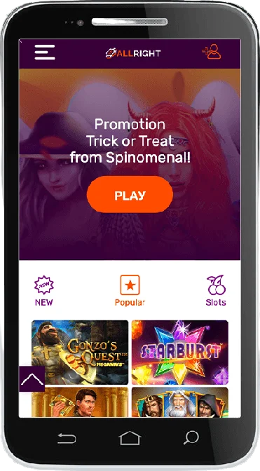 allright casino mobile