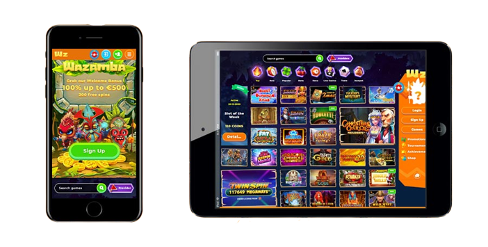wazamba casino mobile