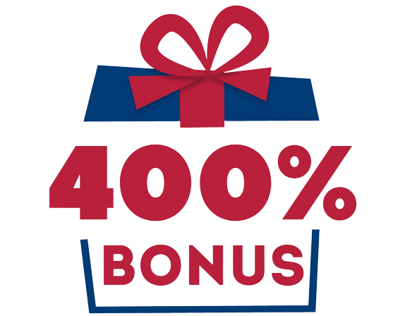 400% casino bonus