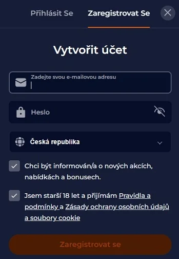 Registrace u nine casino cz