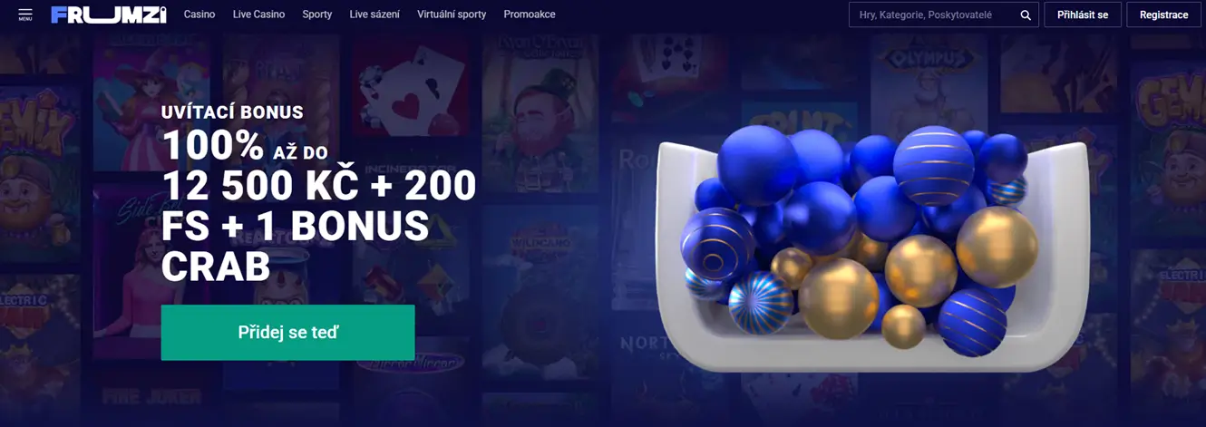 Strona glowna online Frumzi Casino