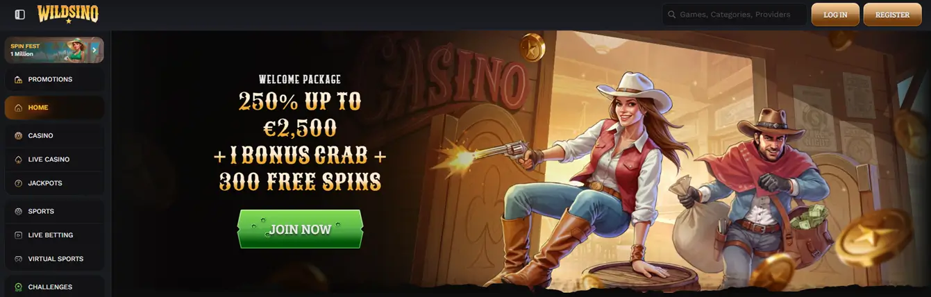 Strona glowna online Wildsino Casino