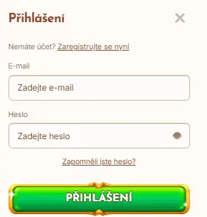 Bethall Casino o přihlašovací formulář