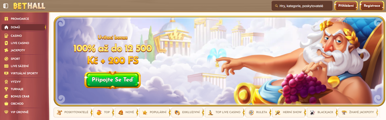 Strona glowna online Bethall Casino