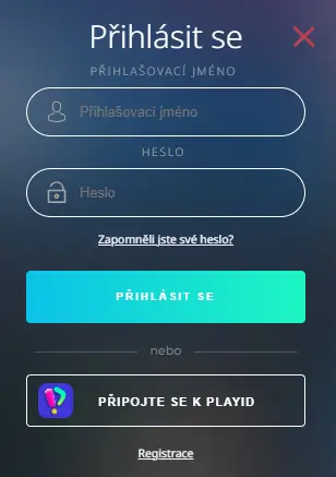 Buran Casino o přihlašovací formulář