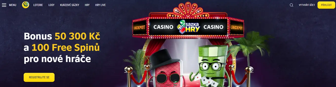Strona glowna online Sazka Hry Casino